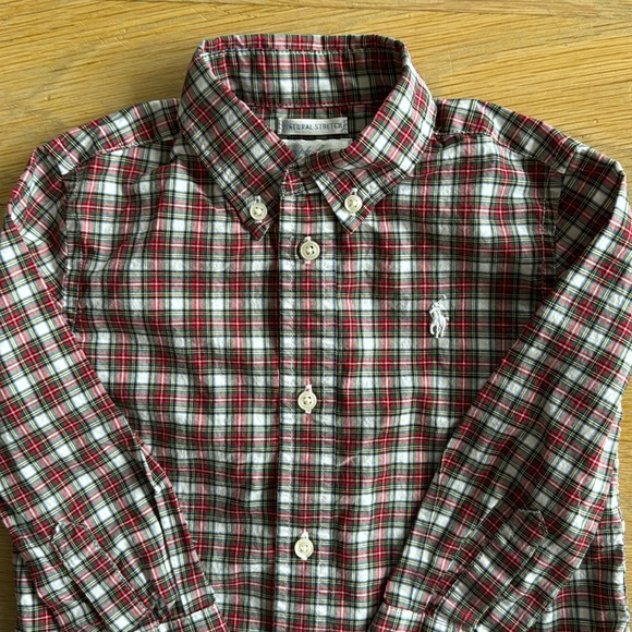 Ralph Lauren boys holiday button down - Picture 1 of 3